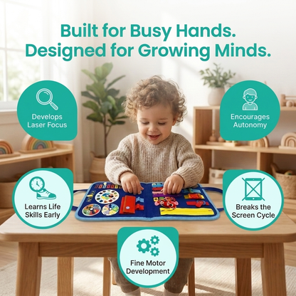 CuddleCom™ Montessori Busy Board