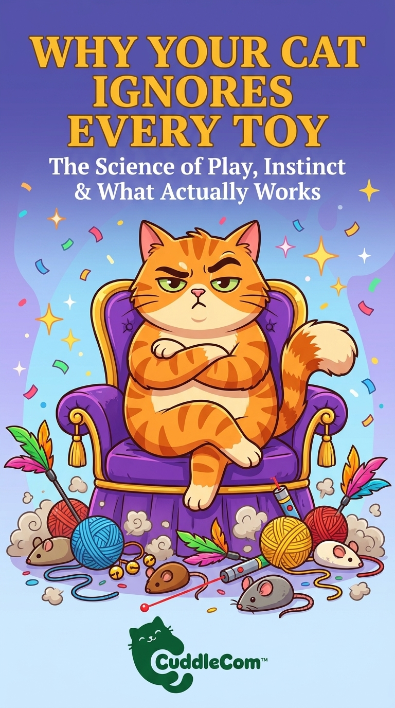 Why Your Cat Ignores Every Toy