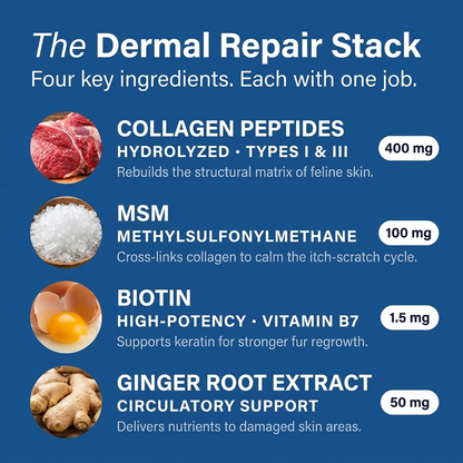 Healthy, Silky Coat in a Drop That Reaches The Collagen Layer.